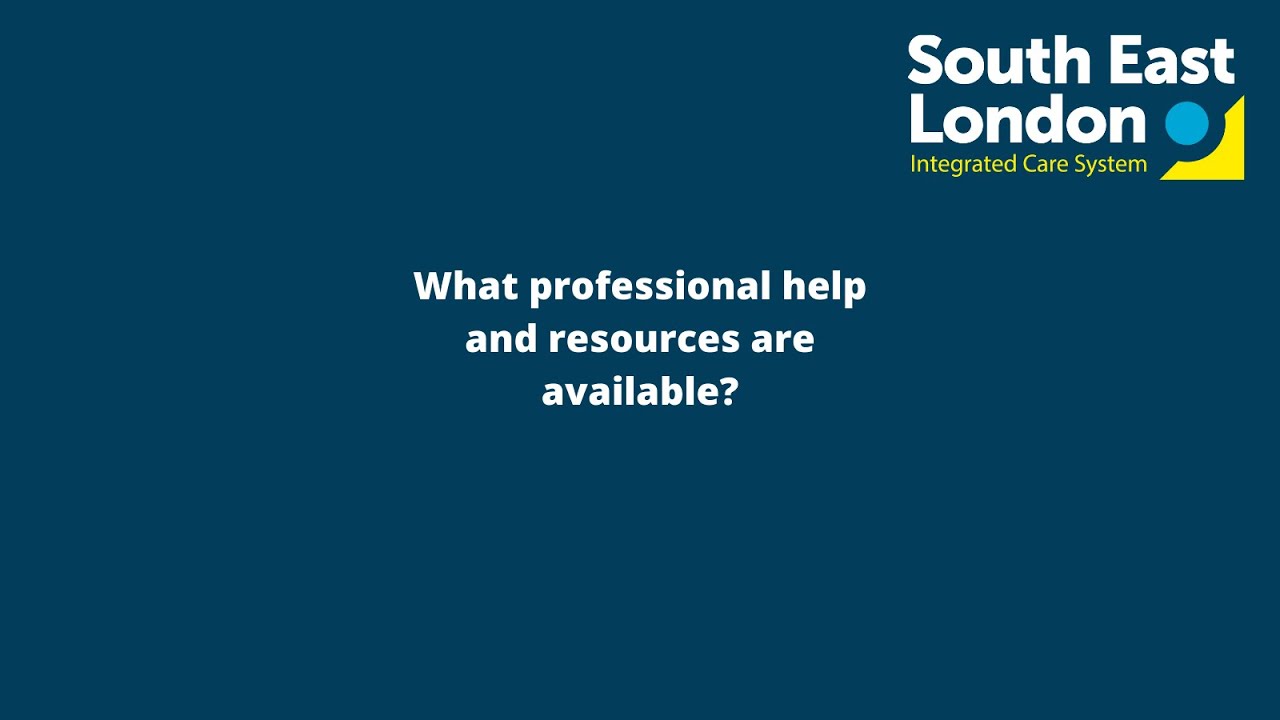 WDS 11. What professional help and resources are available?