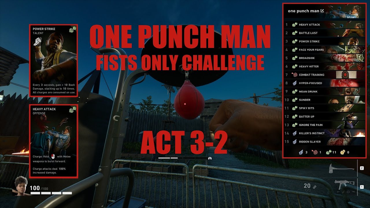 SOLO NIGHTMARE - BACK 4 BLOOD. FISTS ONLY CHALLENGE [3-2] [UNCUT]