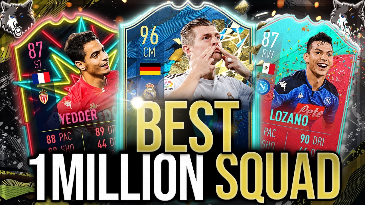 THE BEST 1 MILLION COIN TEAM ON FIFA 20 - FIFA 20 ULTIMATE TEAM 1 MILLION COIN SQUAD BUILDER