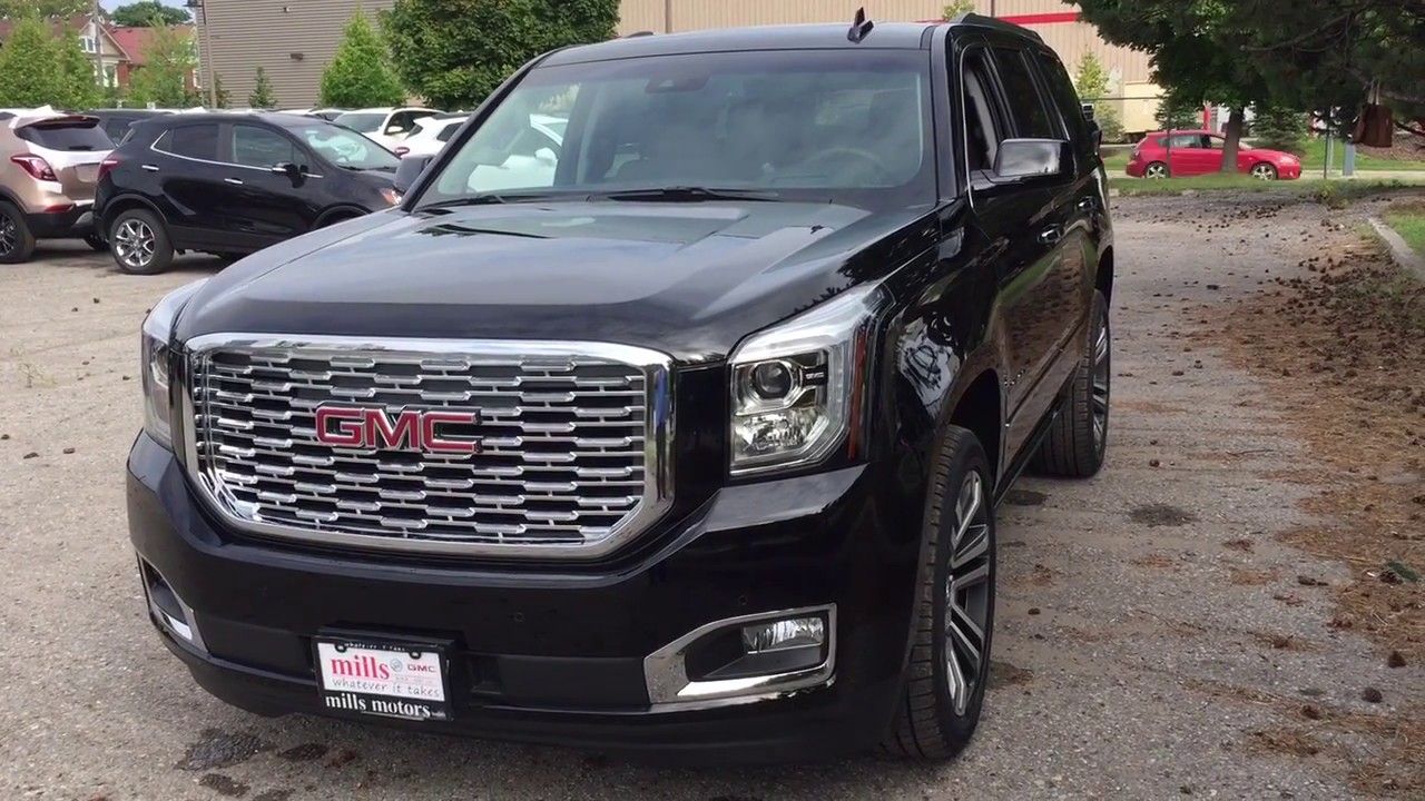 2019 GMC Yukon Denali Blu Ray DVD Handsfree Power Liftgate Black Oshawa ON Stock #190024