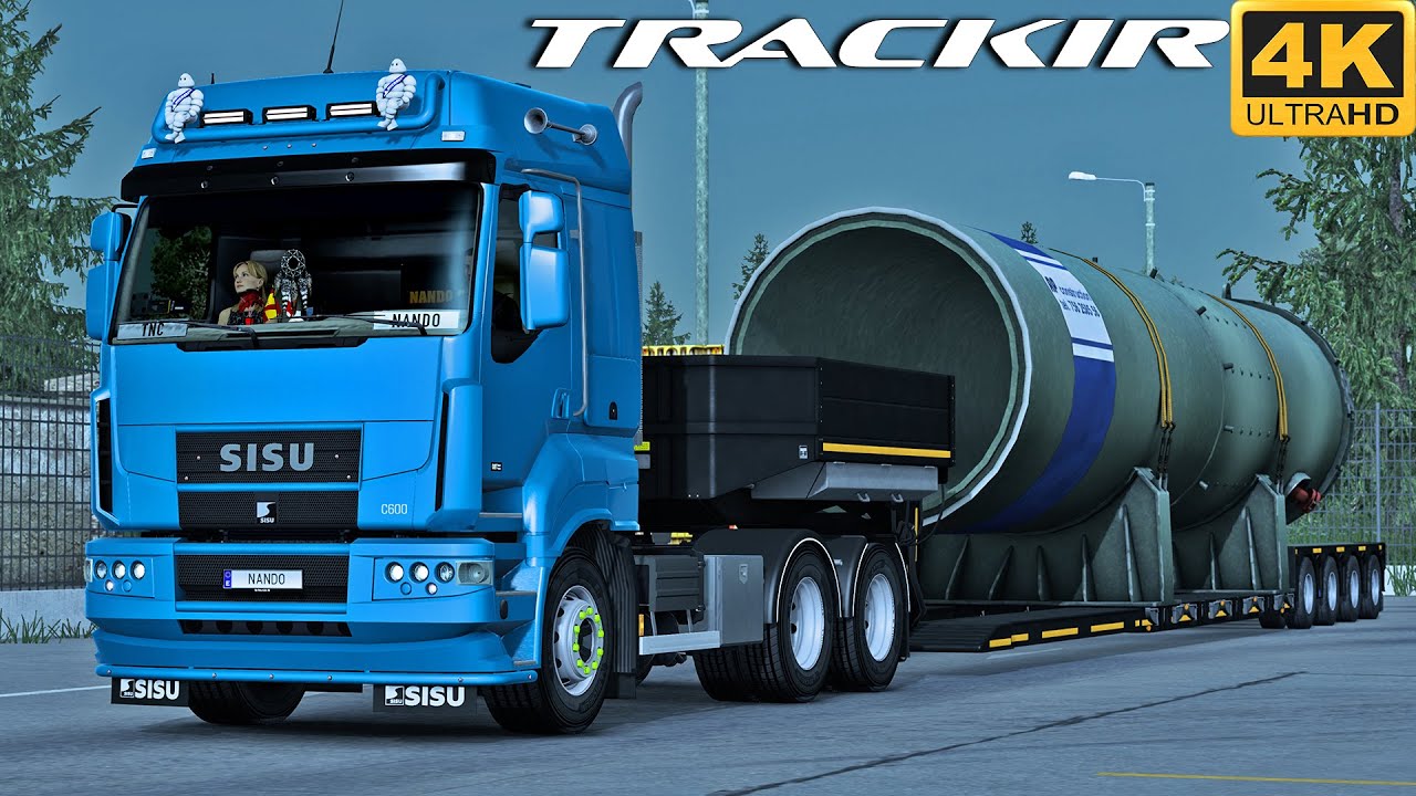 [TS-PC] ETS2 4K | PROMODS | SISU C600 (open pipe) | OULU 🇫🇮 - SKELLEFTEÅ 🇸🇪