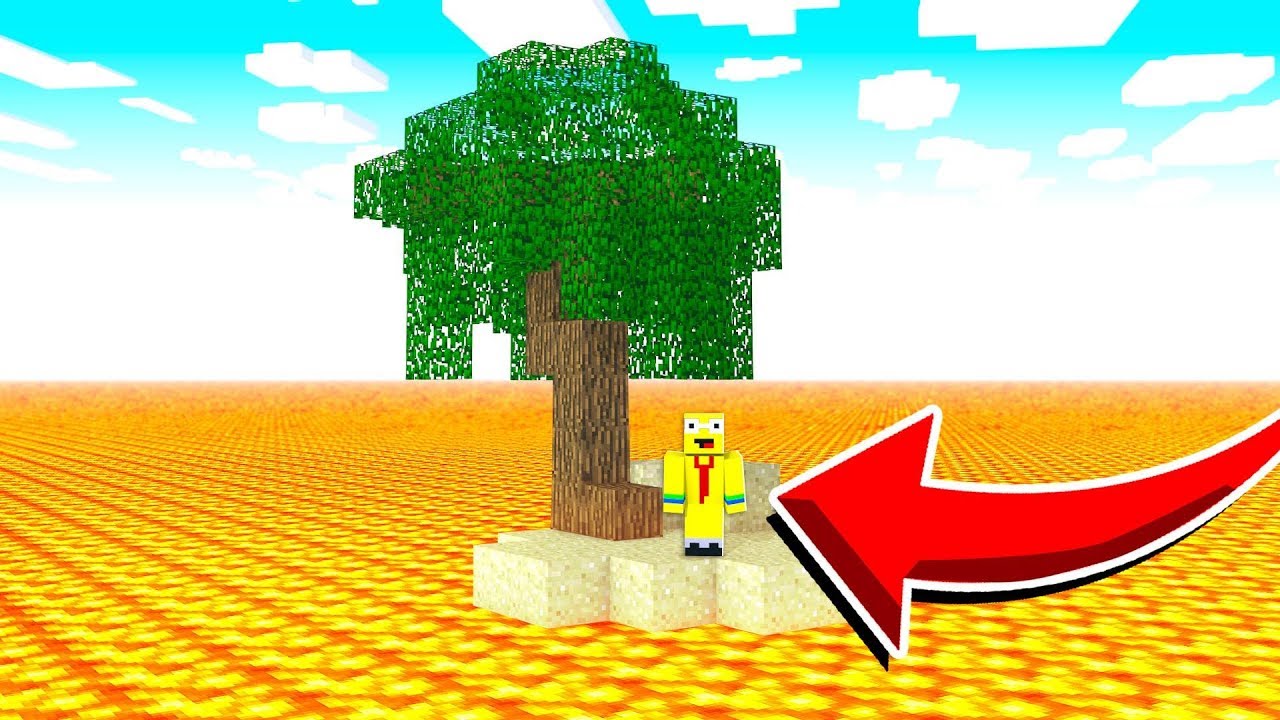 KAN MAN ÖVERLEVA PÅ EN LAVA-Ö I MINECRAFT?