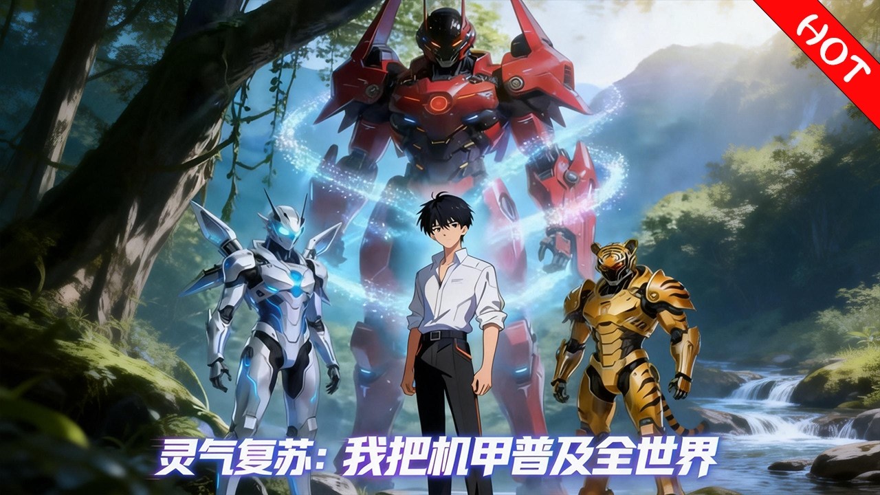 🔥【热门漫剧】《灵气复苏：我把机甲普及全世界》废柴觉醒机甲系统，F级逆袭斩战神，执掌青龙开启星空传奇！#漫剧 #小小聽書