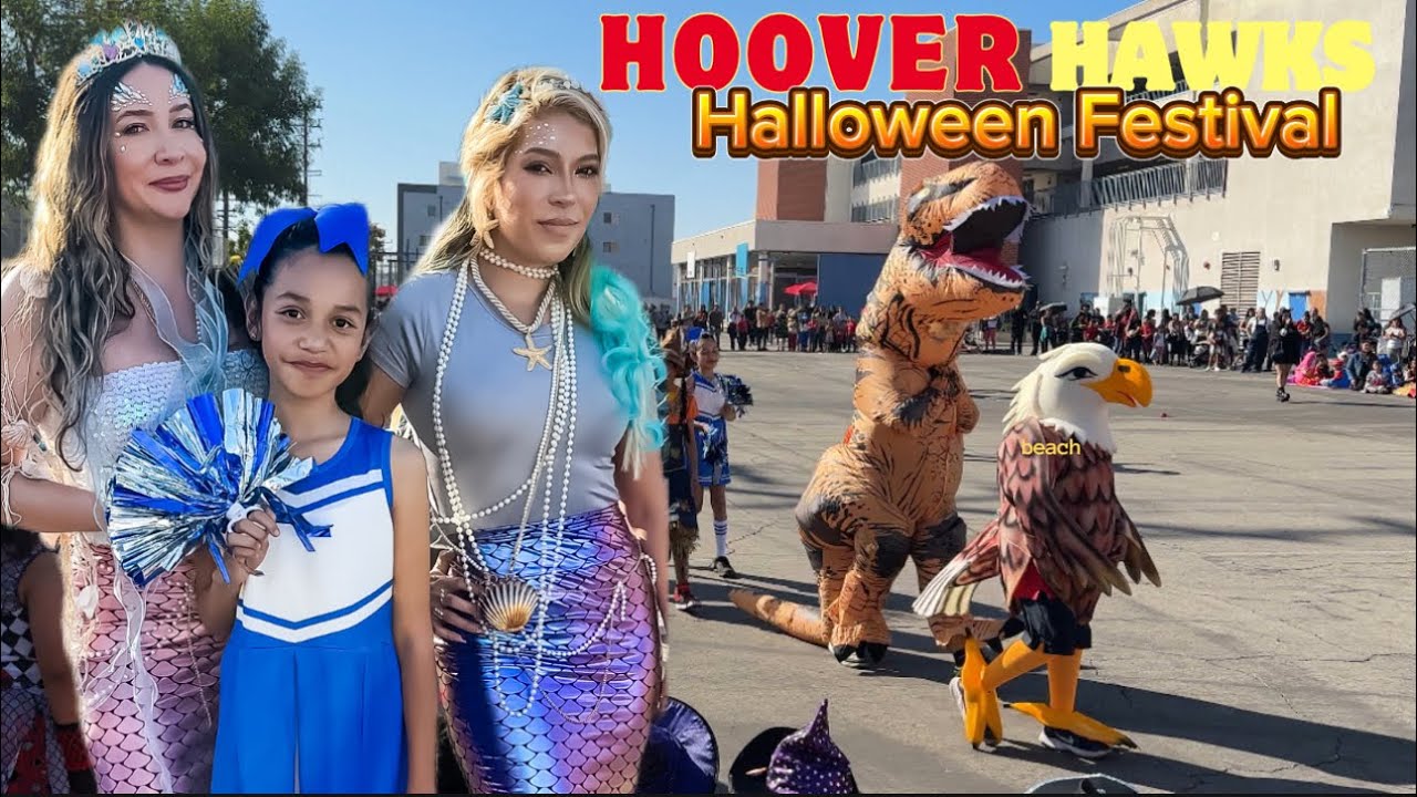Hoover St Elementary Halloween Parade Festival🎃👻 [4K]