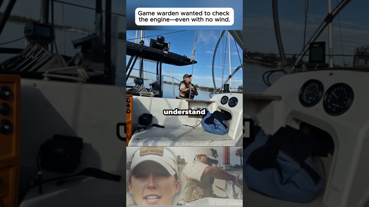Sailboat Captain Confronts Game Warden #gamewarden