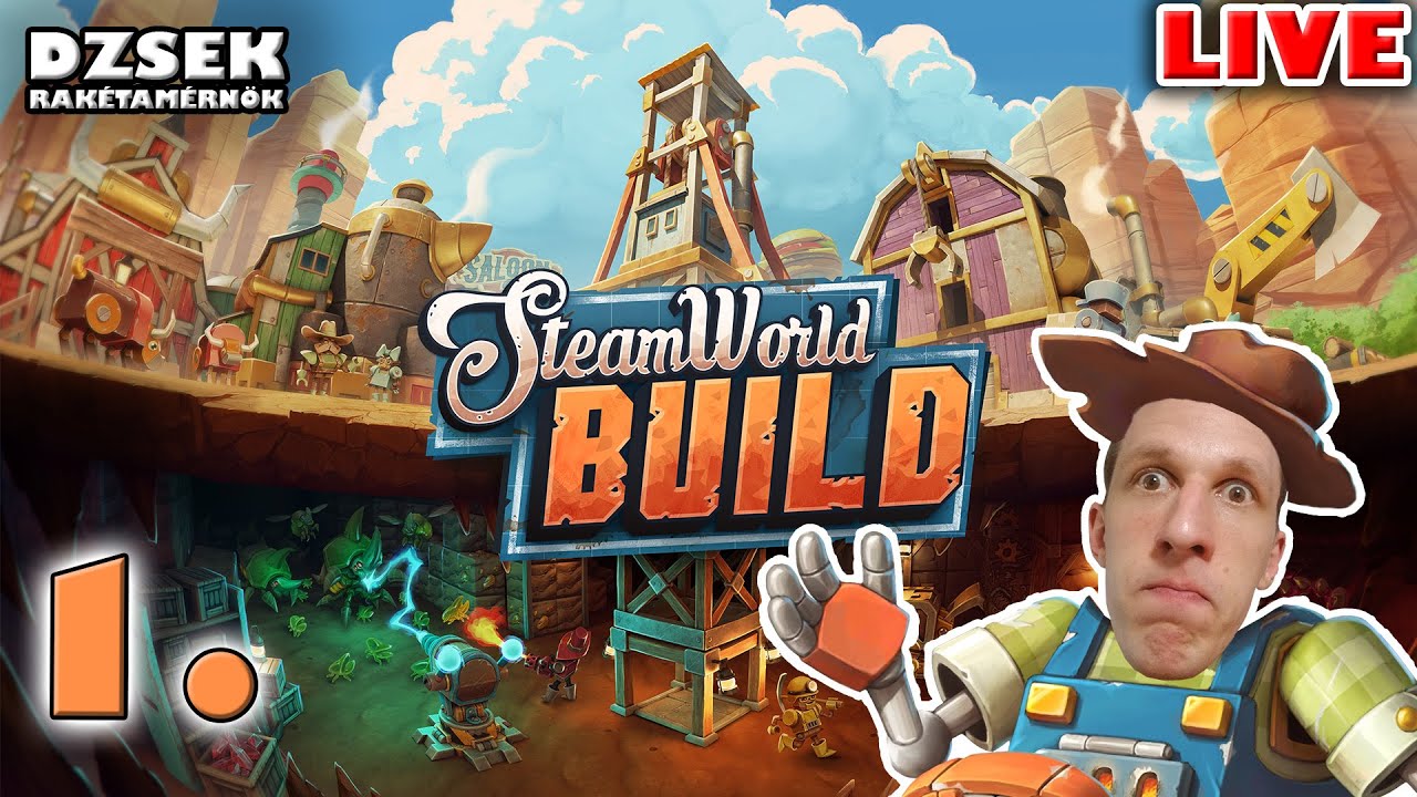 🔴 SteamWorld Build - 1. Rész - Robotok a bányában