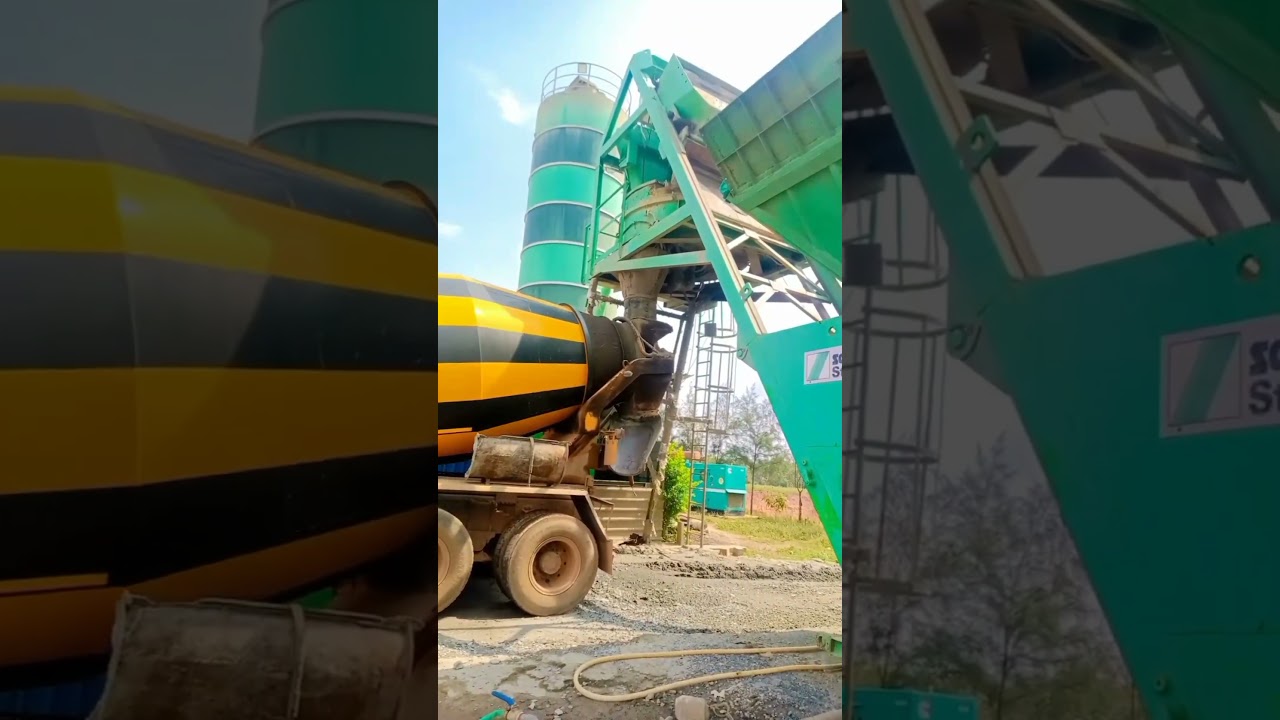 #video concrete plant swing starter M30z plant