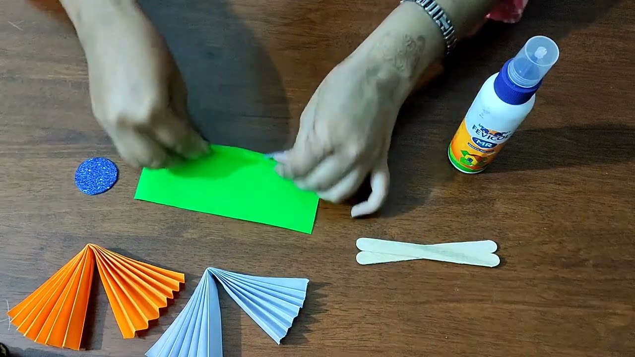UKG(2021-2022) craft video  Tricolour Fan