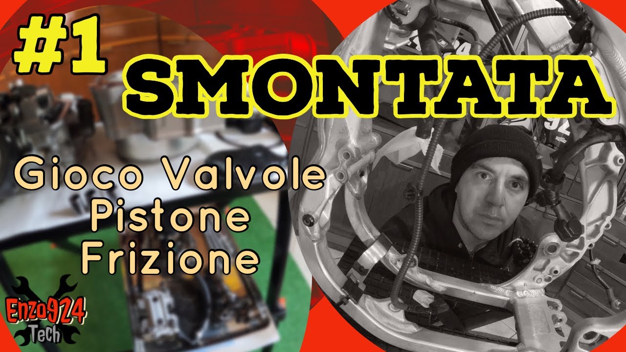 [#1] Manutenzione HONDA CRF 450 2017 - Gioco Valvole - pistone - frizione - Etc