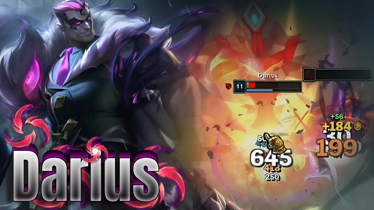 What happens when Hail of Blades Darius faces Garen