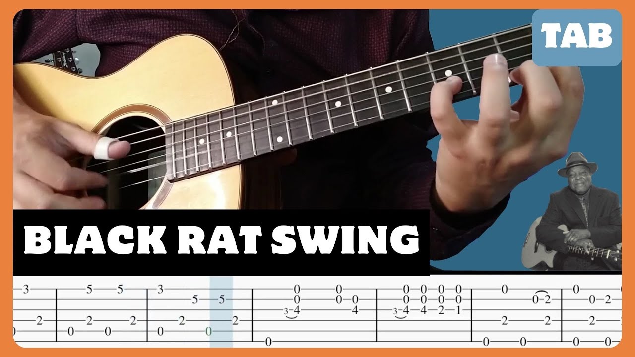 Willie Brown - Black Rat Swing - Guitar Tab | Lesson | Cover | Tutorial