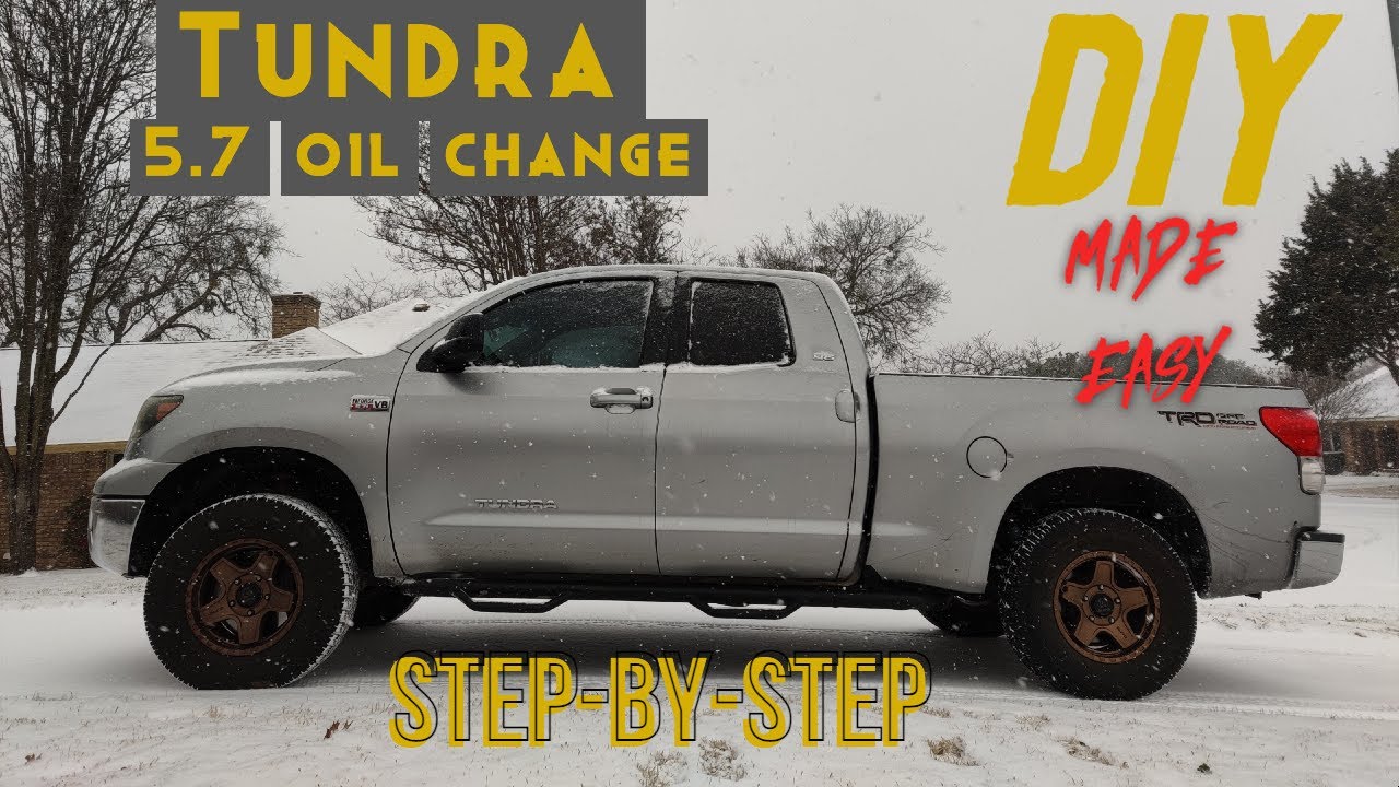 Замена масла в Toyota Tundra 5.7 (самая простая и быстрая пошаговая инструкция с указанием объема...