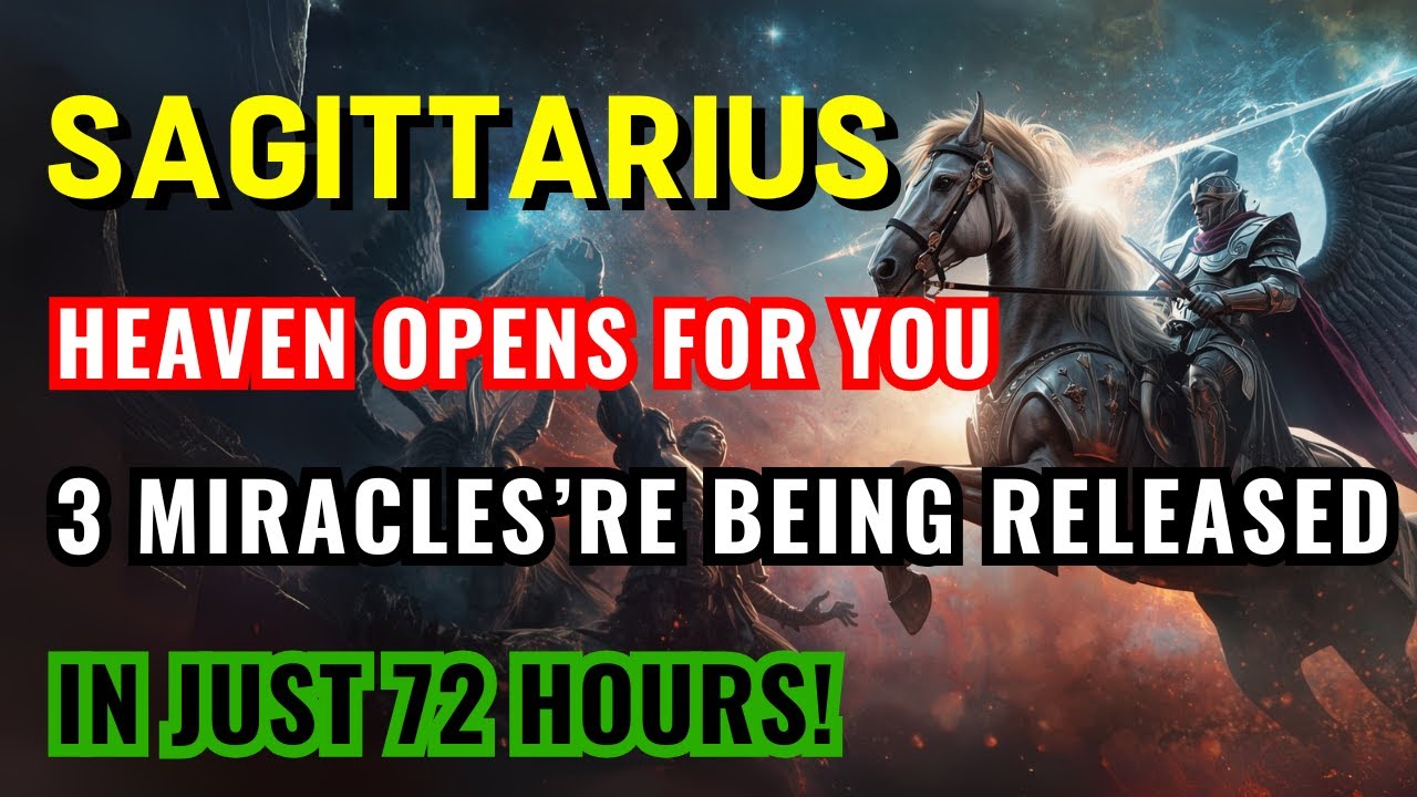 SAGITTARIUS ♐ THE UNIVERSE IS ABOUT TO REWARD YOU! 💫 3 BIG MIRACLES UNFOLDING IN 72 HOURS 🎁