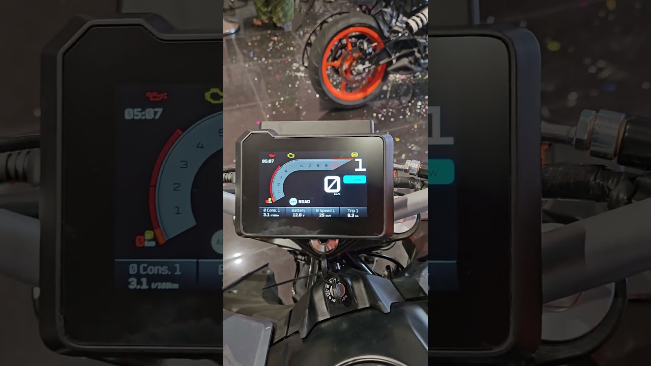 Ktm Duke 200 New TFT Digital Meter 😍 | Duke 200 Meter Setting