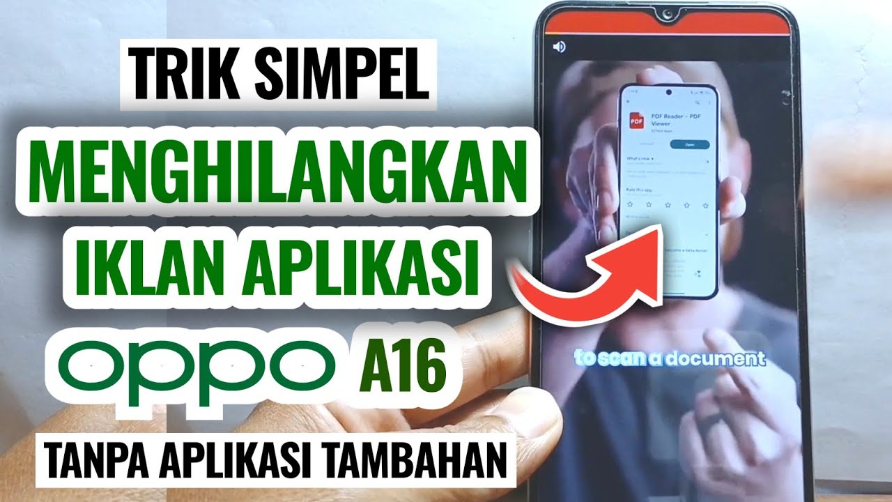 Jak usunąć reklamy w telefonie kom&oacute;rkowym Oppo A16 i irytujące reklamy aplikacji