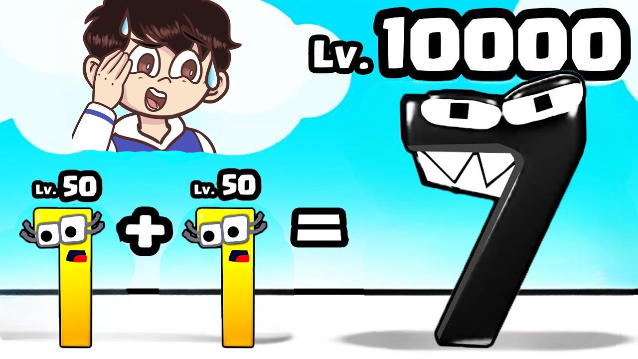 NOOB vs PRO vs HACKER en Merge Number Run !! - DeGoBooM