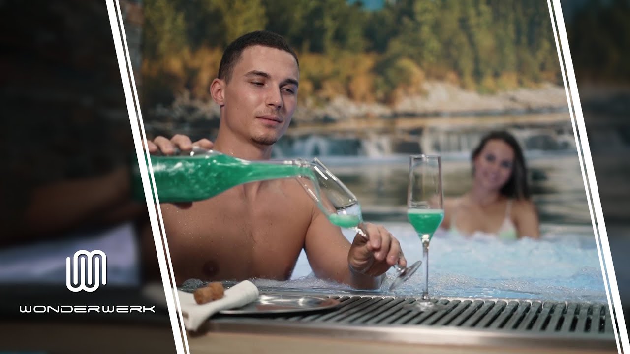 Nerezová vírivka a ochladzovací bazén pre wellness penzión Kamzík v Ždiari