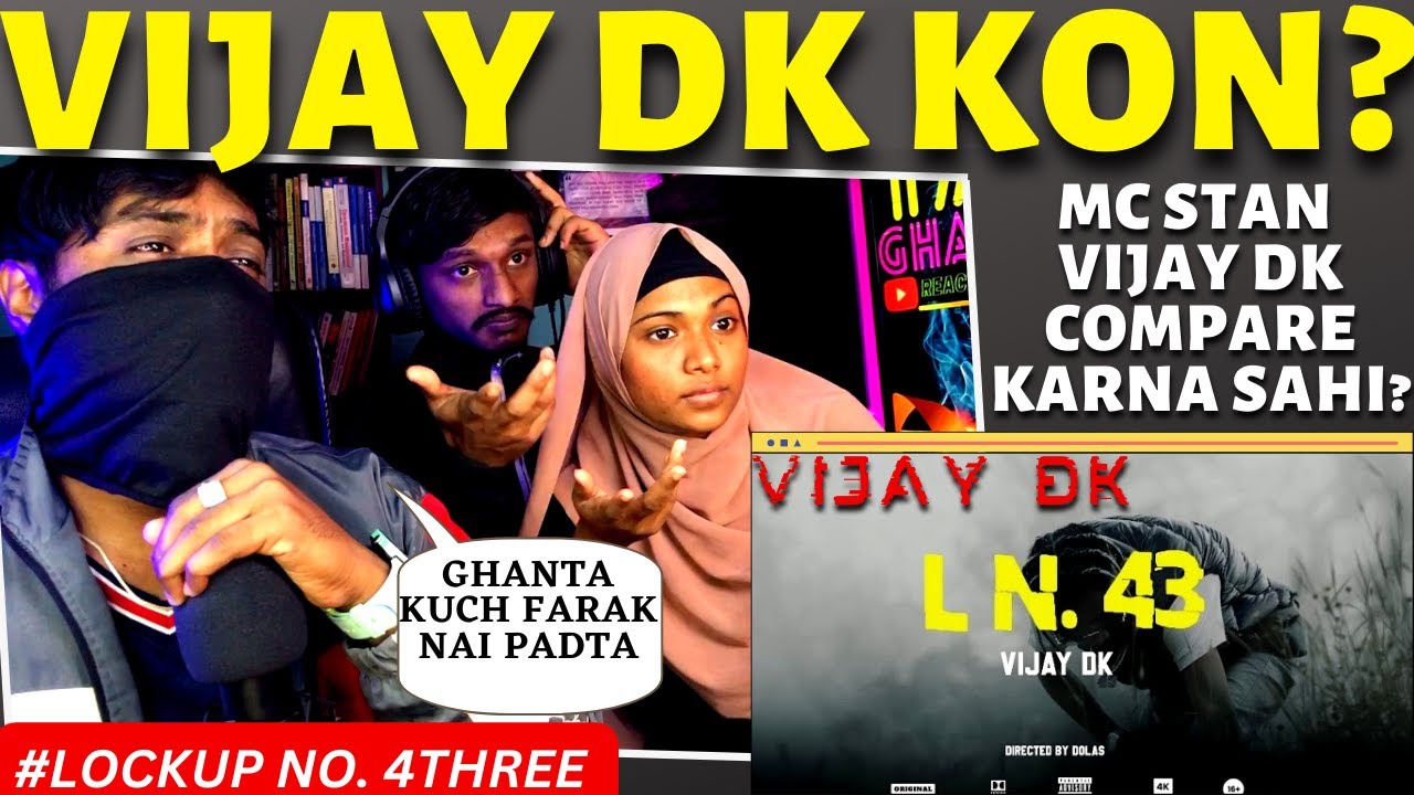 VIJAY DK - LOCKUP NO. 4THREE (OFFICIAL MUSIC VIDEO) | 2K22 | Reaction