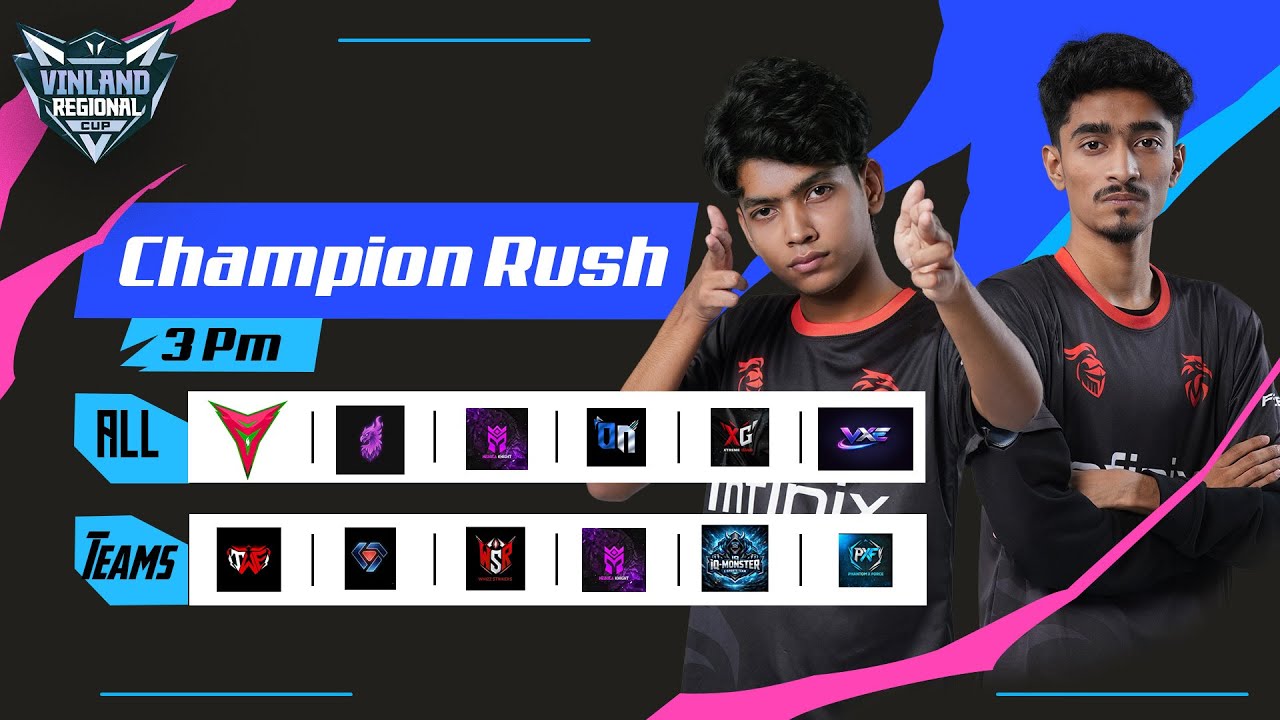 [🔴LIVE] 9 PM CHAMPION RUSH  || VINLAND GLOBAL ORGANIZATION​ & PRODUCTION #freefire #tournament #vig