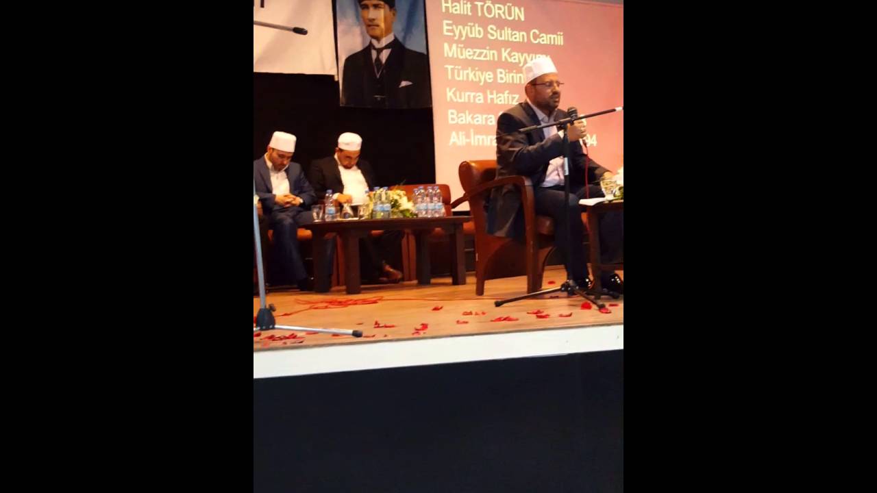 Halit Törün Eyüpsultan camii müezzini