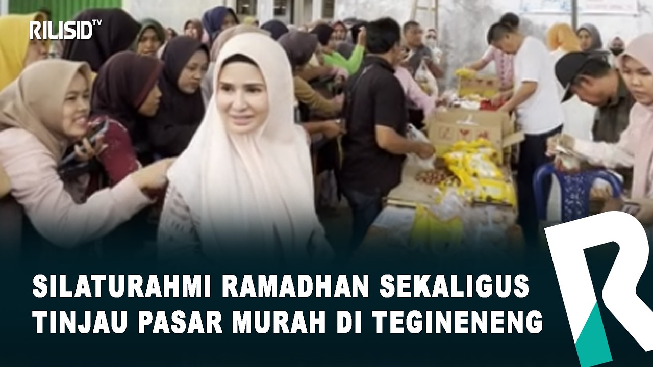 Silaturahmi Ramadhan Sekaligus Tinjau Pasar Murah di Tegineneng