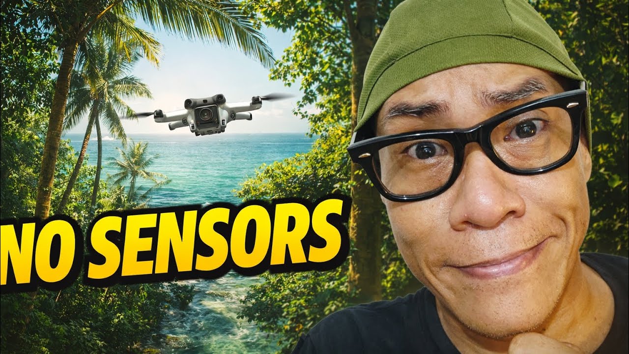 No Sensors. No Fear. DJI Mini 3 Through Trees to the Sea | Guiwanon Cold Springs Cebu