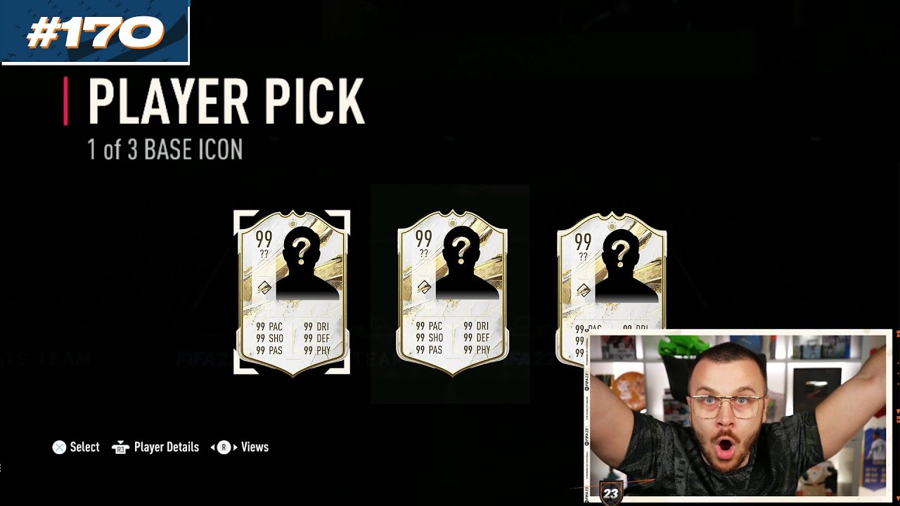 FIFA 23 MY BASE ICON PLAYER PICK SBC! I PACKED 3 INSANE ICONS & DON'T KNOW WHICH ONE TO PICK!