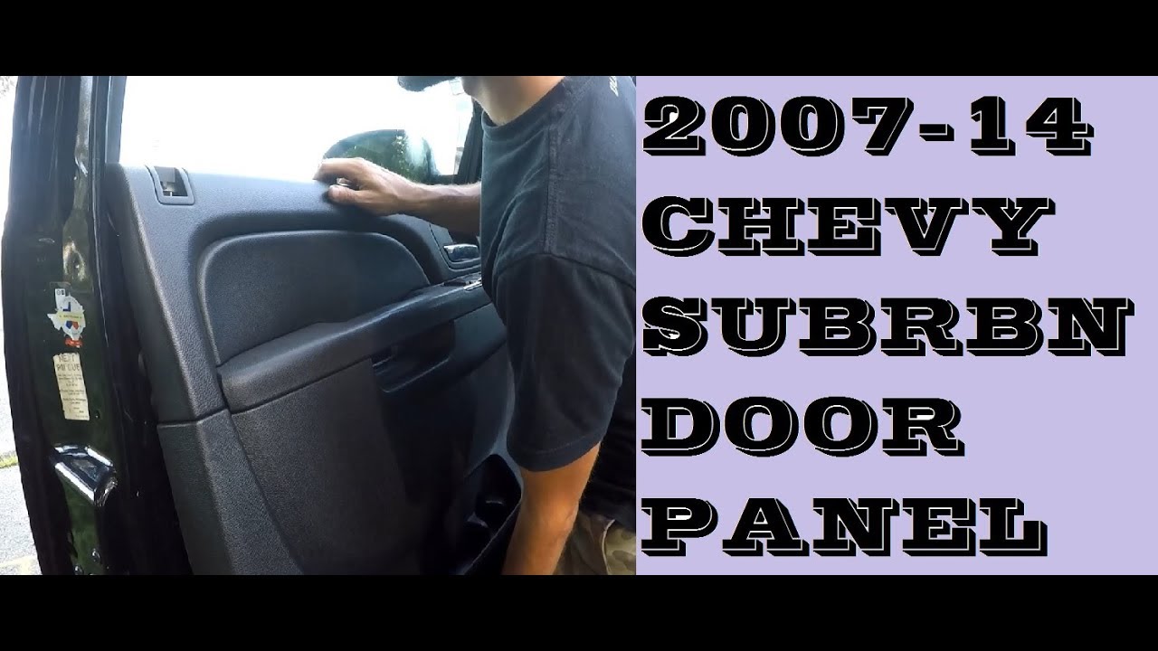 How to remove door panel in Chevrolet Suburban aka Gmc Yukon 2007-2014