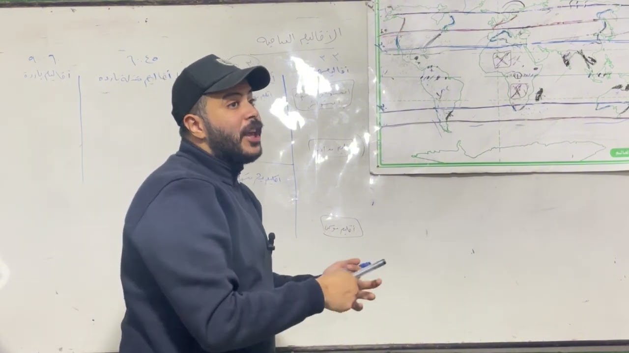 اهم النقاط في درس الأقاليم المناخيه تالته إعدادي الترم الأول (سوبر صعيدي )