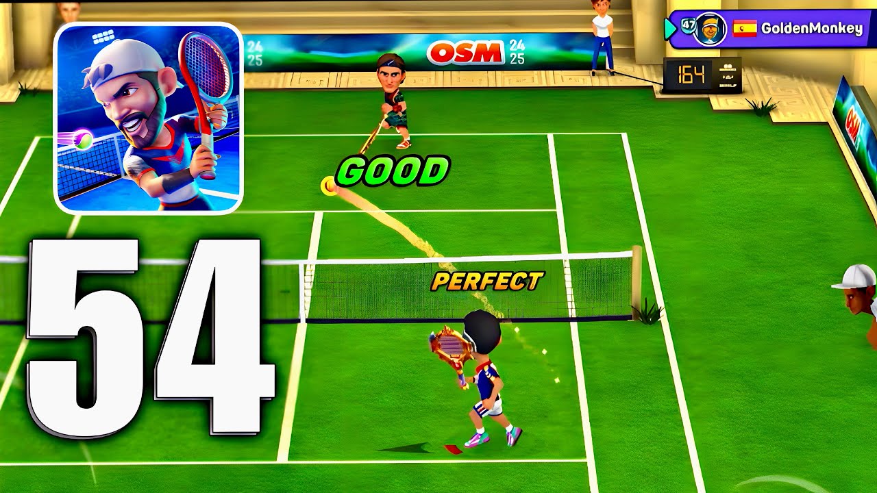 Mini Tennis 🎾 #54 | From RANK 58 ➡️ TOP 10 in SILVER LEAGUE! 🔥 (Djokovic Gameplay