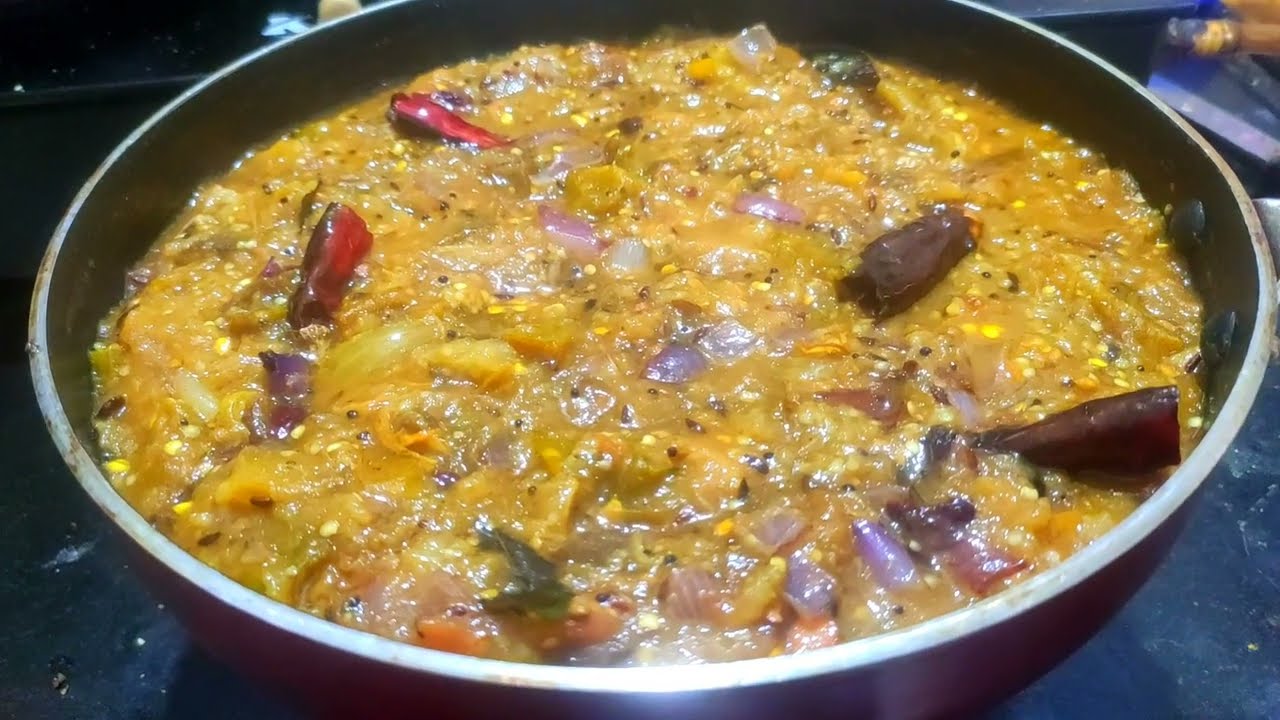 అమ్మఅమ్మ కాలం నాటి వంకాయ పుల్లగుర/vankai bajji recipe in Telugu😋