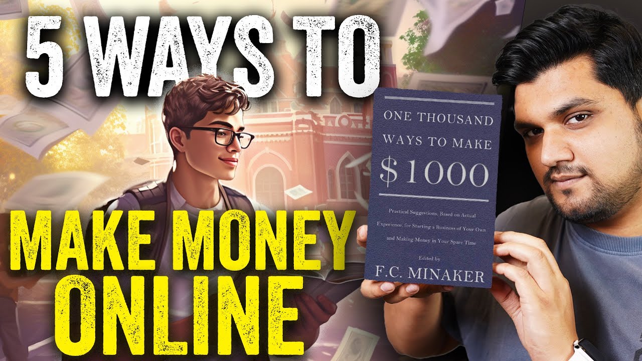 5 Simple Ways To Make Big Money as Student🔥| Make Online Money Crash Course step by step SeeKen