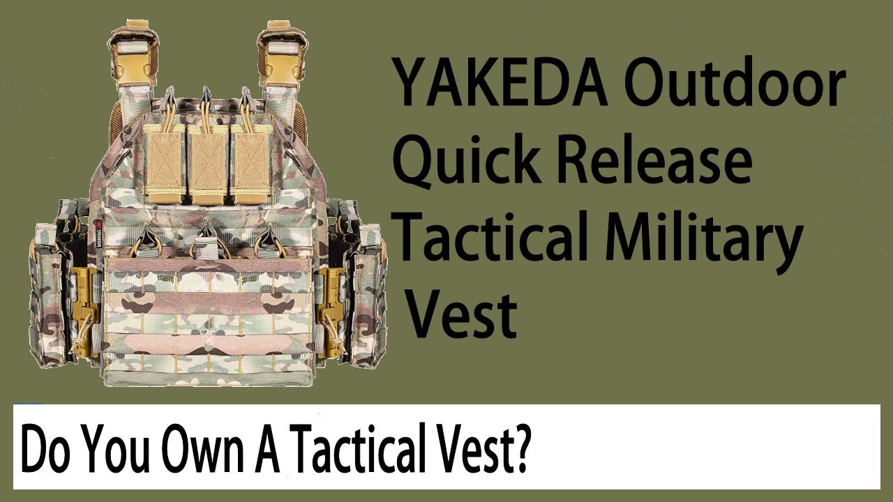 Быстросъемный тактический военный жилет YAKEDA Outdoor