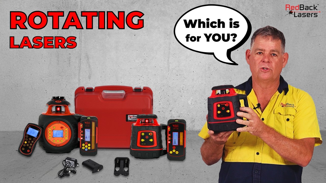Rotating Lasers Range - Which Is The Laser For You? | Redback Lasers