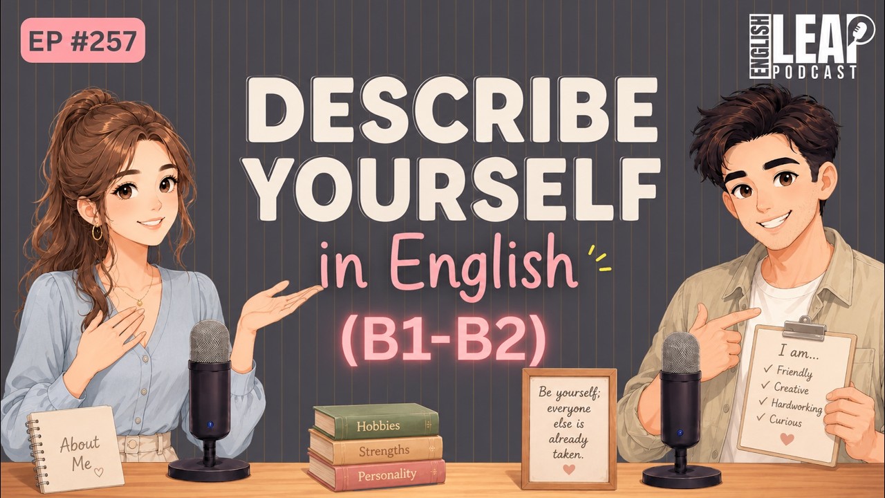How To Talk About Your Personality in English | Easy English Podcast | B1 Listening Practice