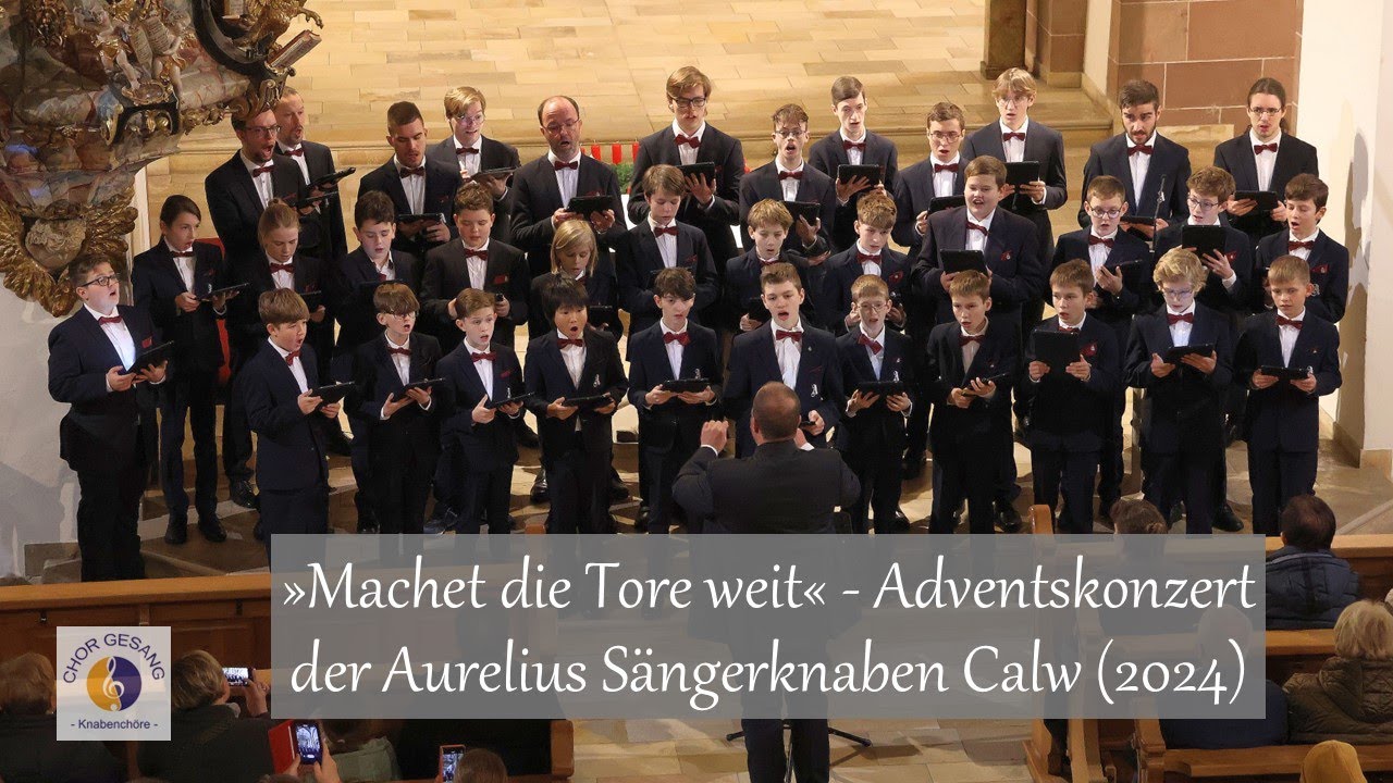 »Machet die Tore weit« — Adventskonzert der Aurelius Sängerknaben Calw in Weil der Stadt (2024)