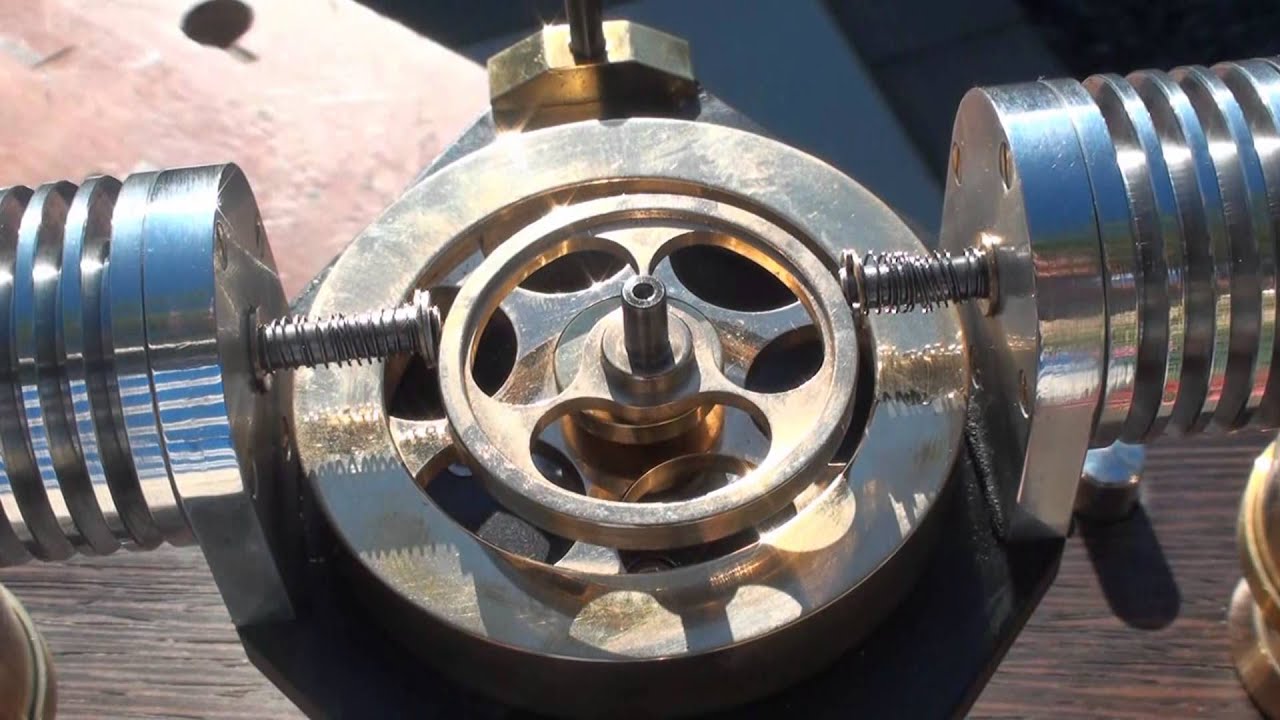 Oscillating Twin Stirling engine