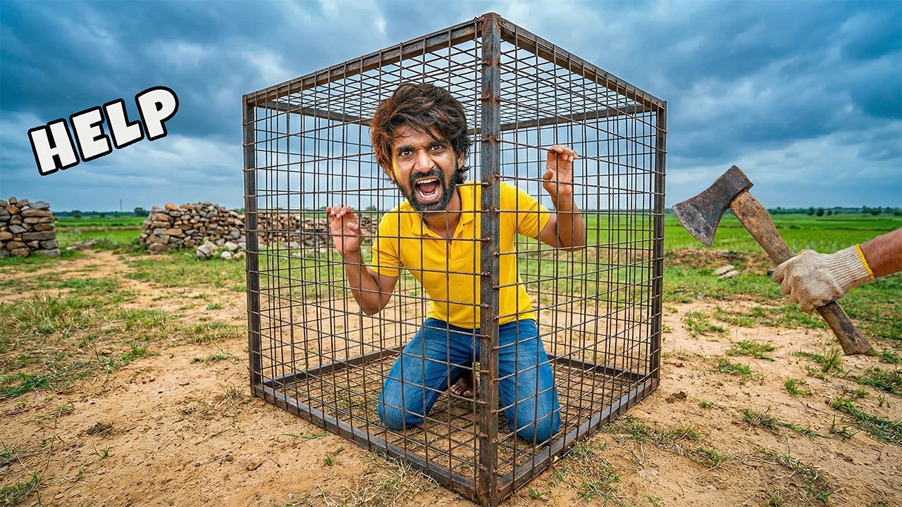 Unbreakable Cage opening challenge 🔥🔥 బోన్ లో నుండి బయటకు వచ్చే ఛాలెంజ్...😲😲 Telugu Adventures