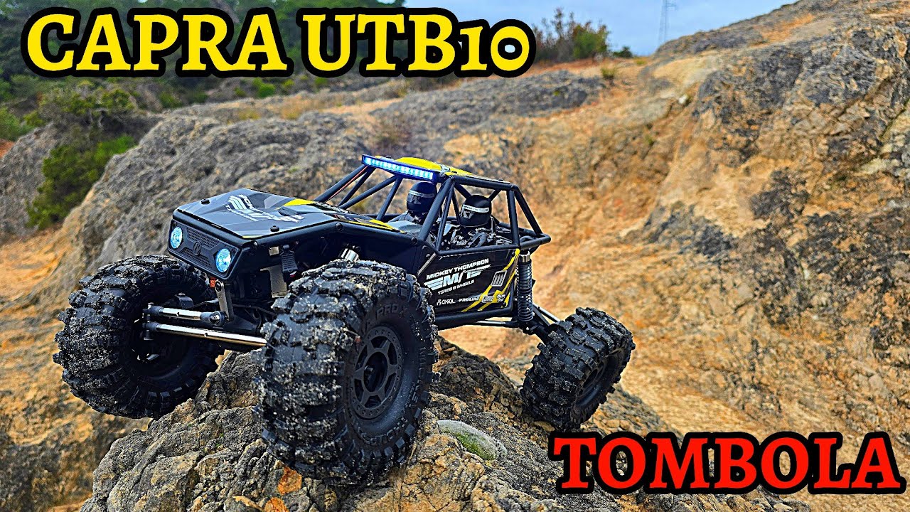 votre Axial CAPRA UTB10 4WS sur roches (06/12/25)