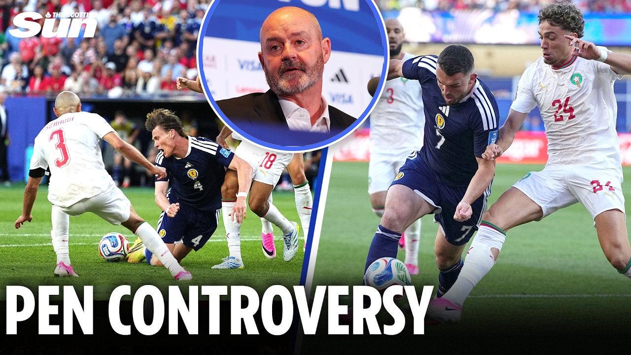 Steve Clarke on the TWO controversial penalty decisions that went against Scotland