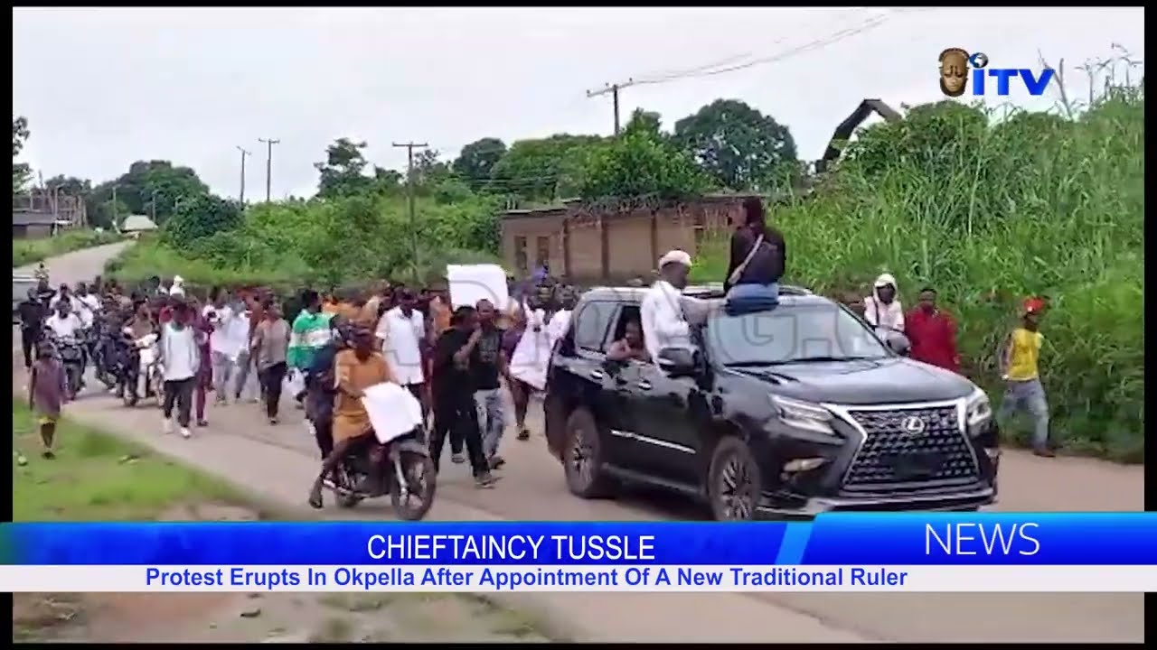 Protest Erupts In Okpella After Appointment Of A New Traditional Ruler