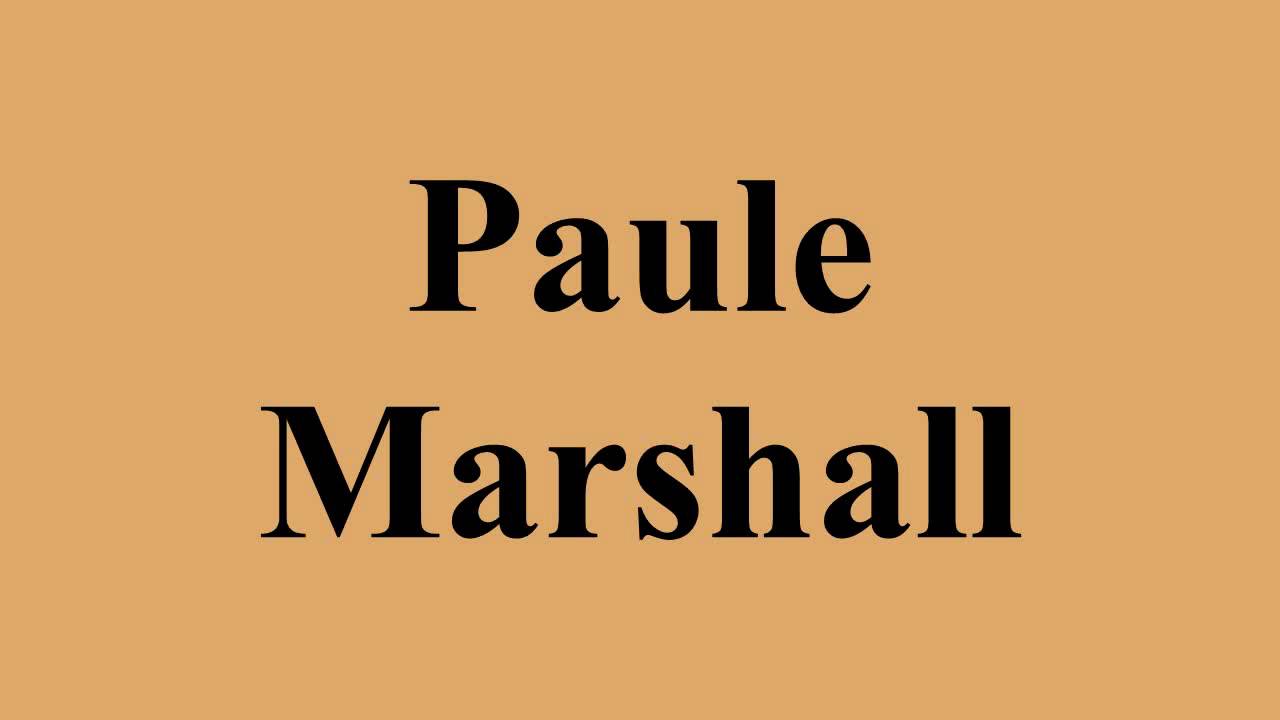 Paule Marshall