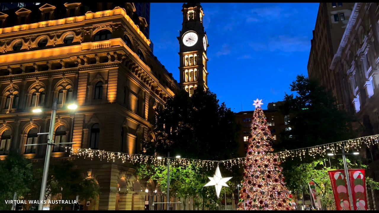 [4K HDR] A look back on Christmas 2021 in Sydney - Australia Walking Tour