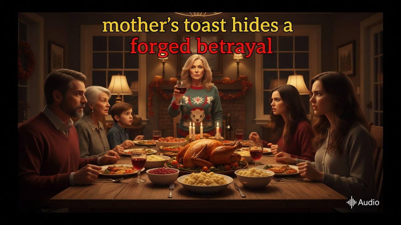 MOM STOOD AT THANKSGIVING DINNER ANNOUNCING MY SISTER'S WINDFALL + I EXPOSED HER DECADE-LONG....