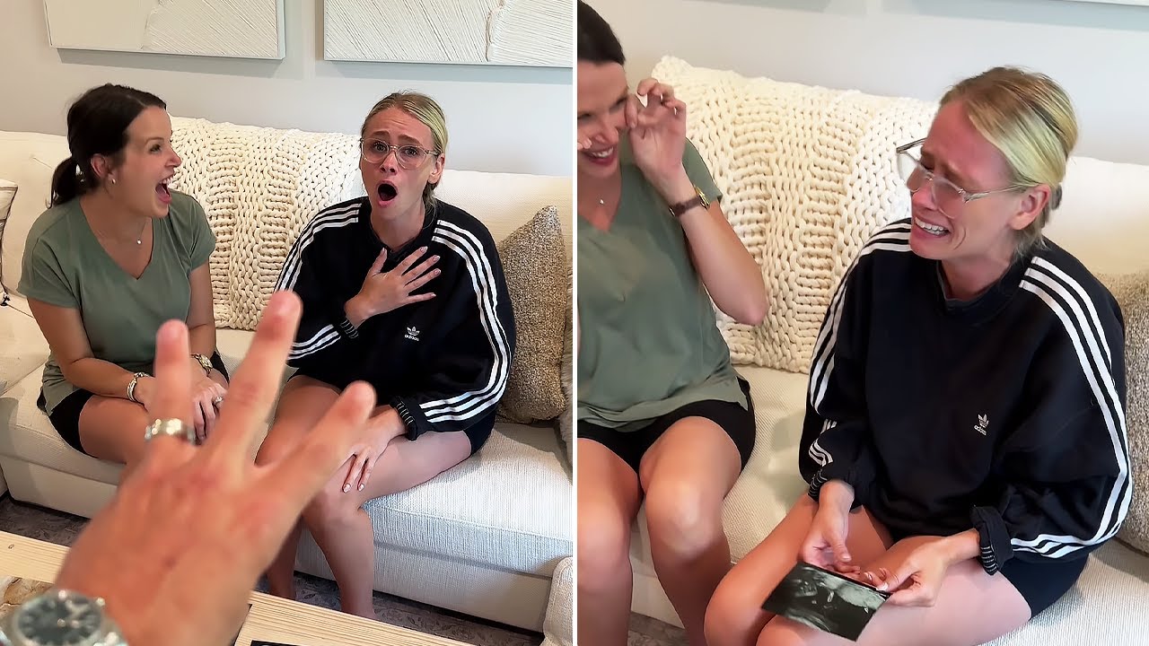 Triplet!! Best funny & heartwarming Triplet pregnancy reveal 3| Talk about a family stimulus package