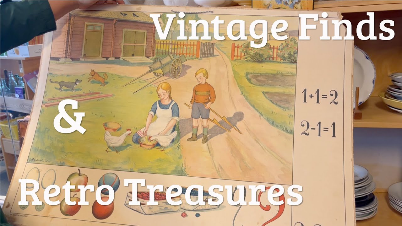 Thrift Shopping in Finland 🇫🇮 | Vintage Finds & Retro Treasures in Somero (#199)