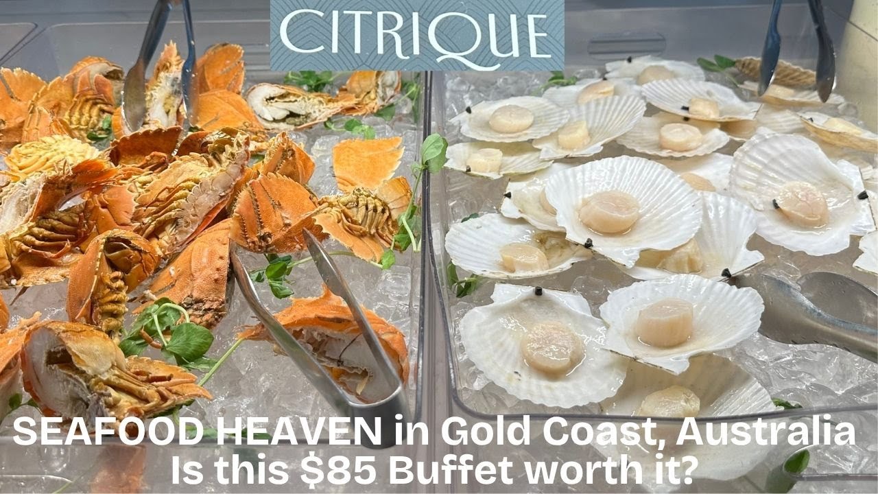 Insane $85 Seafood Feast at Award-Winning Citrique Brunch Buffet 🦞 | JW Marriott Gold Coast 🇦🇺