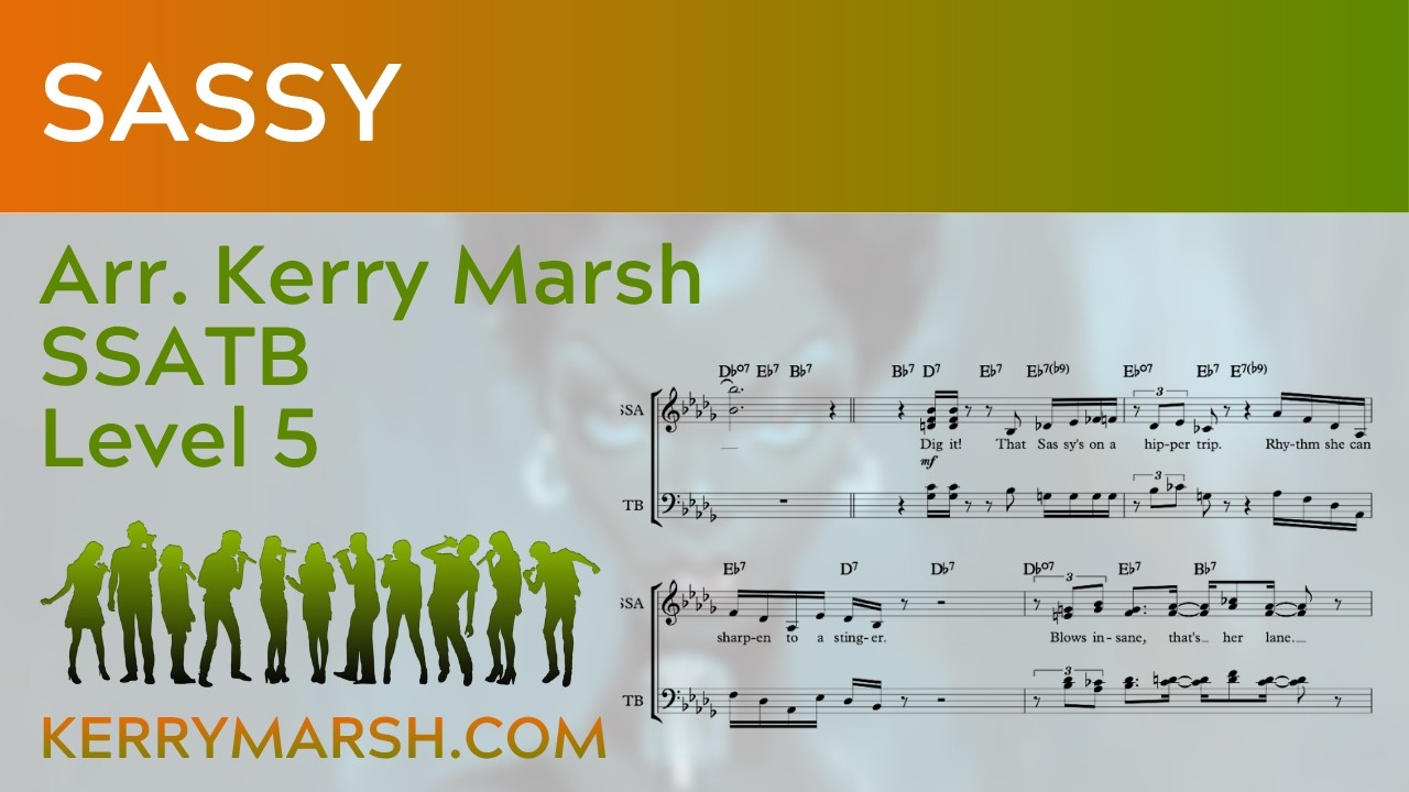 Sassy (SSATB Lv 5) KerryMarsh.com Score Preview