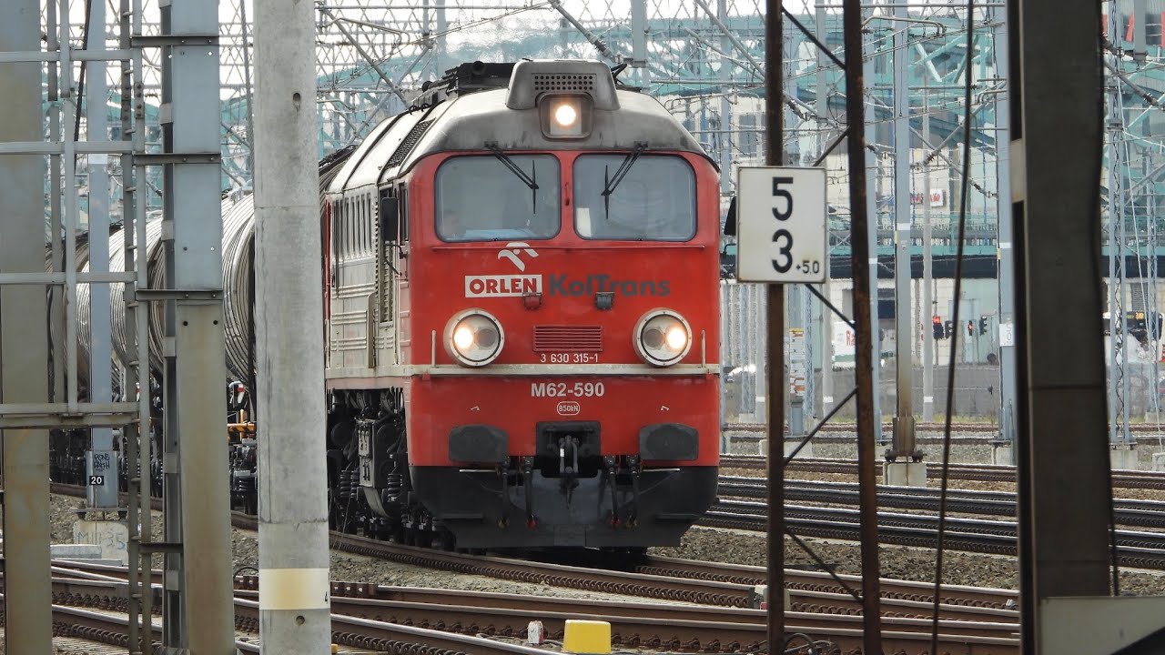 Zanim odjedzie M62-590 ORLEN KolTrans pociągi we Wrzeszczu
