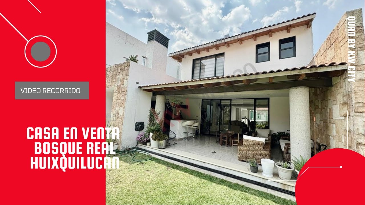 Video Recorrido Casa en Venta Bosque Real Huixquilucan